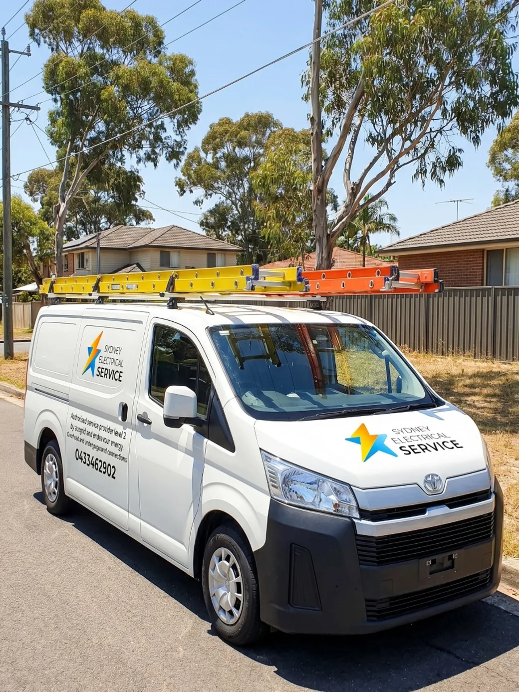 Sydney Electrical Service branded van